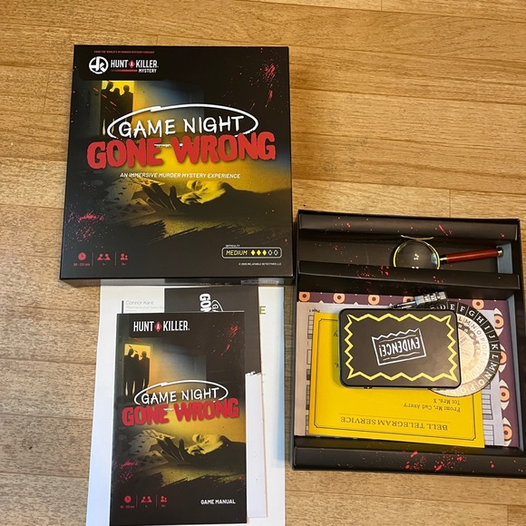 Hunt A Killer — Game Night Gone Wrong — Complete Mystery Game - Picture 3 of 3